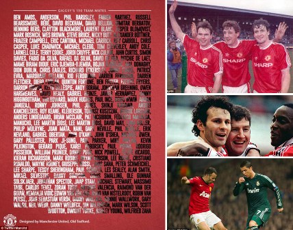 Giggs Pensiun Setelah 963 Laga untuk MU dengan 150 Rekan Setim Sejak 1991